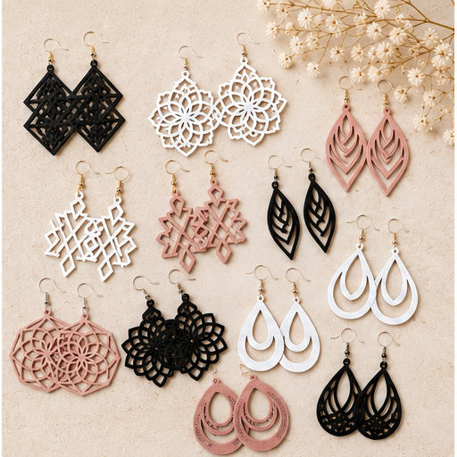 3D Printed Boho Earrings