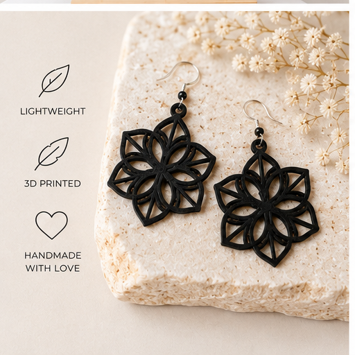 3D Printed Boho Earrings