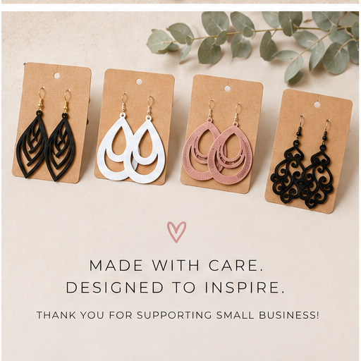 3D Printed Boho Earrings